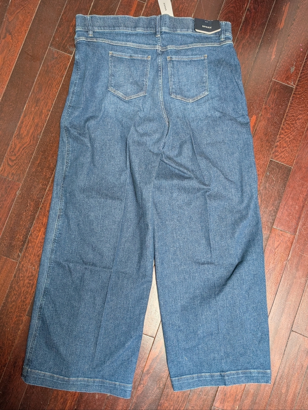 Spanx Wide Leg Jeans - Authentic Blue Wash NWT - Picture 5 of 6